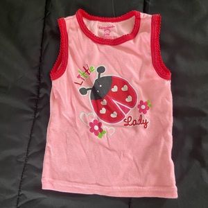 24mon. Girl pj tank top